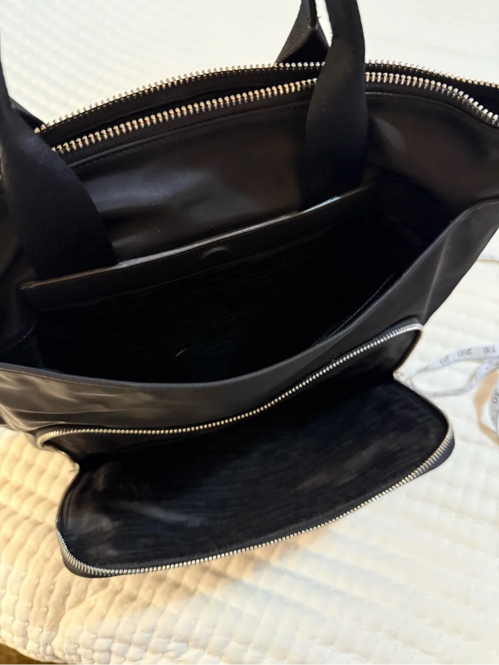 kate spade Black Nylon Convertible Backpack Tote Bag